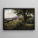 Olevano - Albert Bierstadt — quadro incorniciato alla parete