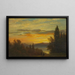sul fiume Hudson vicino a Irvington - Albert Bierstadt — quadro incorniciato alla parete