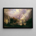 Paesaggio delle Montagne Rocciose - Albert Bierstadt — quadro incorniciato alla parete