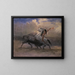 Schizzo per Gli Ultimi Bison - Albert Bierstadt — quadro incorniciato alla parete