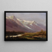 Studio di montagne - Albert Bierstadt — quadro incorniciato alla parete