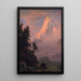 Riproduzione del dipinto Lever de soleil sur le Cervin - Albert Bierstadt