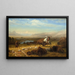 Le Dernier des bisons - Albert Bierstadt — quadro incorniciato alla parete