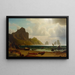 La Marina Piccola Capri - Albert Bierstadt — quadro incorniciato alla parete