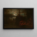 Le Camp des trappeurs - Albert Bierstadt — quadro incorniciato alla parete