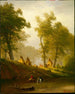La rivière Wolf au Kansas - Albert Bierstadt — vista dell’opera