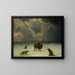 Piégé - Albert Bierstadt — quadro incorniciato alla parete