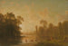 Crepuscolo con cervi - Albert Bierstadt — vista dell’opera