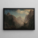 Vista nella valle di Yosemite - Albert Bierstadt — quadro incorniciato alla parete