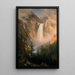 Cascate dello Yellowstone - Albert Bierstadt — quadro incorniciato alla parete