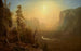 Vallée de Yosemite, sentiero di Glacier Point - Albert Bierstadt — vista dell’opera
