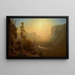 Vallée de Yosemite, sentiero di Glacier Point - Albert Bierstadt — quadro incorniciato alla parete