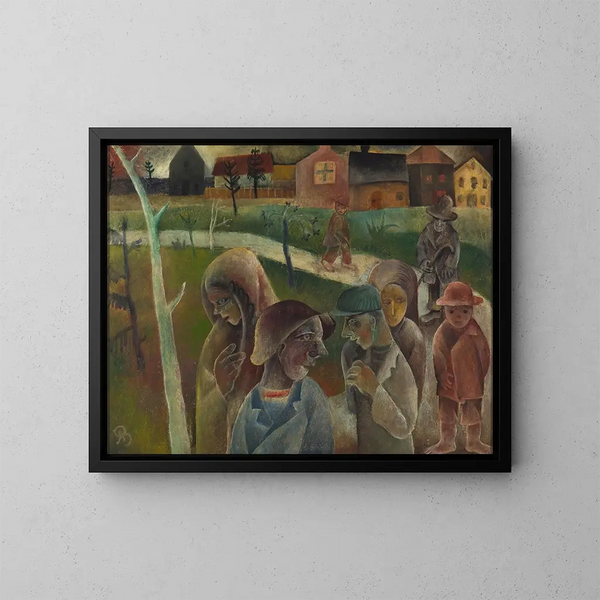 Autoroute - Albert Bloch — quadro incorniciato alla parete
