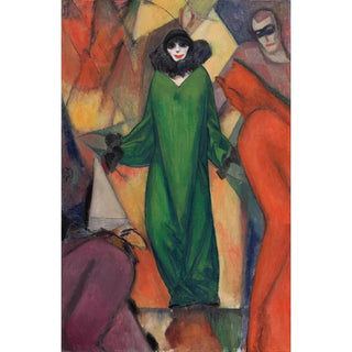 Albert Bloch - The Green Domino.webp