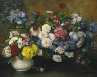 Fiori in tre vasi - Albert Dubois-Pillet — vista dell’opera