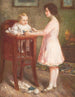 Nutrire il bambino - Albert Dumoulin — vista dell’opera
