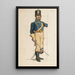Un soldato in uniforme da guerra finlandese - Albert Edelfelt — quadro incorniciato alla parete