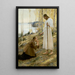 Cristo e Maria Maddalena - Albert Edelfelt — quadro incorniciato alla parete