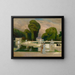 del parco di Saint-Cloud a Parigi - Albert Edelfelt — quadro incorniciato alla parete