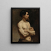 Studio dell'Accademia dei modelli maschili - Albert Edelfelt — quadro incorniciato alla parete