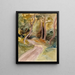 Interno della foresta - Albert Edelfelt — quadro incorniciato alla parete