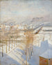 Parigi sotto la neve - Albert Edelfelt — vista dell’opera