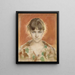 Mannequin parisien in vestaglia - Albert Edelfelt — quadro incorniciato alla parete