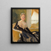 Ritratto della contessa Elisabeth Wachtmaister, bozzetto di composizione - Albert Edelfelt — quadro incorniciato alla parete