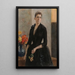 Ritratto di Mme Weissgerber de Stragewicz più tardi Mme R Berenger - Albert Edelfelt — quadro incorniciato alla parete