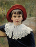 Ritratto dell'artista sorella Berta Edelfelt - Albert Edelfelt — vista dell’opera