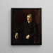 Ritratto del professore Carl Gustav Estlander - Albert Edelfelt — quadro incorniciato alla parete