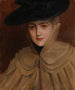 Ritratto di una giovane donna - Albert Edelfelt — vista dell’opera