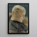Ritratto dell'autore Karl A Tavaststjerna - Albert Edelfelt — quadro incorniciato alla parete