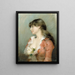 Profil d'une jeune femme - Albert Edelfelt — quadro incorniciato alla parete