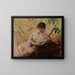 Lettura parigina - Albert Edelfelt — quadro incorniciato alla parete