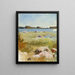 Paesaggio dell'arcipelago incompiuto - Albert Edelfelt — quadro incorniciato alla parete
