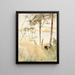 Bord de mer à Haikko en automne - Albert Edelfelt — quadro incorniciato alla parete