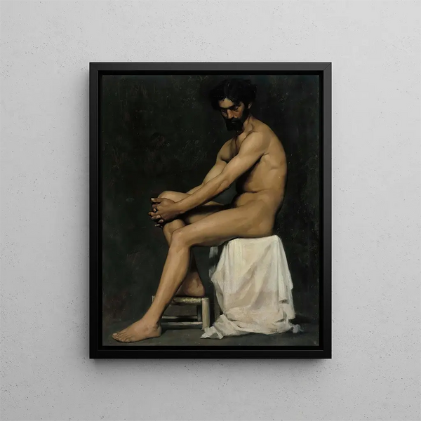 Albert Edelfelt - Seated Man.webp