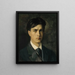 Autoritratto - Albert Edelfelt — quadro incorniciato alla parete