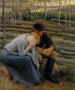 Variations sulla tristezza dell'illustrazione della poesia « Alla fiera di Vernamo » - Albert Edelfelt — vista dell’opera