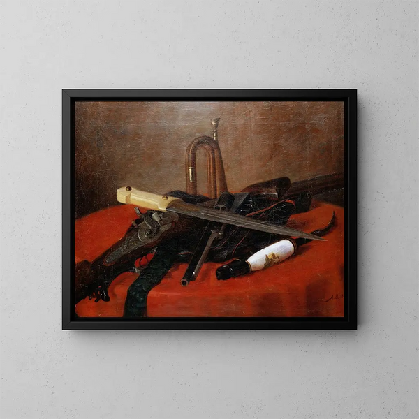 Natura morta - Albert Edelfelt — quadro incorniciato alla parete
