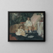 I grandi sovrani Boris e Kirill Vladimirovitch bambini - Albert Edelfelt — quadro incorniciato alla parete