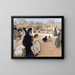 I giardini di Lussemburgo, Parigi, 1887 - Albert Edelfelt — quadro incorniciato alla parete