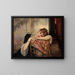 La Parisienne Virginie - Albert Edelfelt — quadro incorniciato alla parete