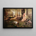 Sotto i pioppi - Albert Edelfelt — quadro incorniciato alla parete