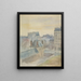 Vista dell'atelier dell'artista a Parigi - Albert Edelfelt — quadro incorniciato alla parete
