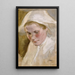 Testa di donna ripetizione per il bozzetto finale della serie Peter Brahe - Albert Edelfelt — quadro incorniciato alla parete
