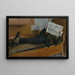 Il padre dell'artista che legge un giornale - Albert Engström — quadro incorniciato alla parete