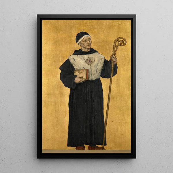 Riproduzione del dipinto Abbé dell'abbazia di Eekhout - Albert Frans Lieven De Vriendt