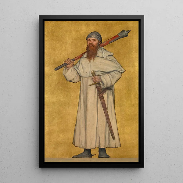 Riproduzione del dipinto Baudouin II de Flandre - Albert Frans Lieven De Vriendt